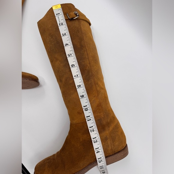 J CREW KNEE HIGH BOOTS Beige Suede - Picture 9 of 10